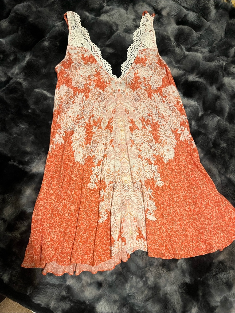 Free People Morning Sun Slip Mini Dress